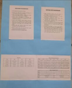 foto jadwal dan tata tertib pertandingan