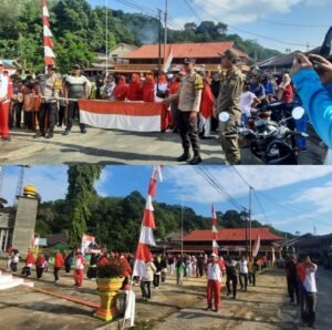 Keterangan foto: star jajan sehat dan senam sehat kecamatan selayar