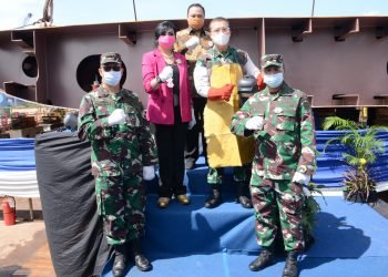 TNI AL Bangun Satu Kapal BCM di Galangan PT. Batamec Batam
