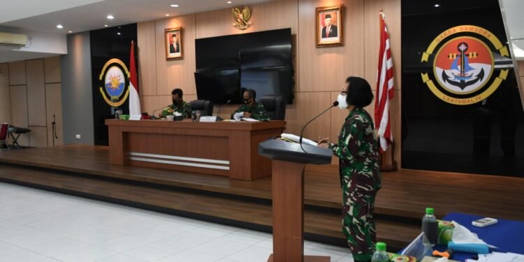 Danlantamal IV Pimpin Sidang Pantukhirda Calon Bintara Pria/Wanita Serta Calon Tamtama.