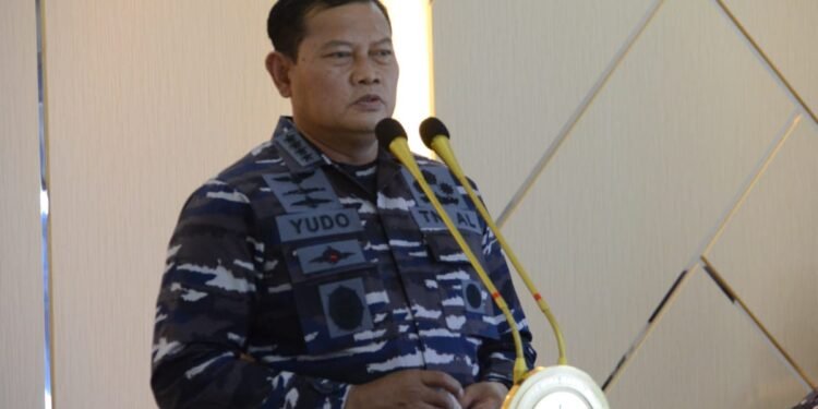 Danlantamal IV Hadiri Acara Penandatanganan Prasasti Pembangunan Sionban Kapal Selam.