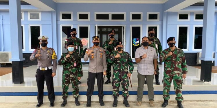 Memperingati Hut TNI AU, Kapolres Bintan datangi Satrad 213 Bintan.