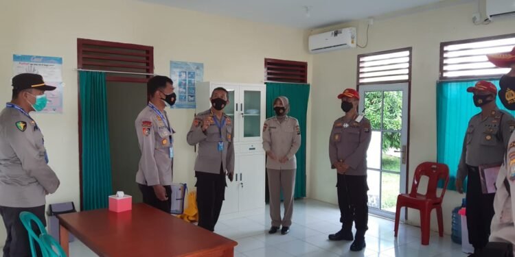 Tim Supervisi Lemdiklat Polri Cek Kesiapan Prokes Di SPN Polda Kepri.