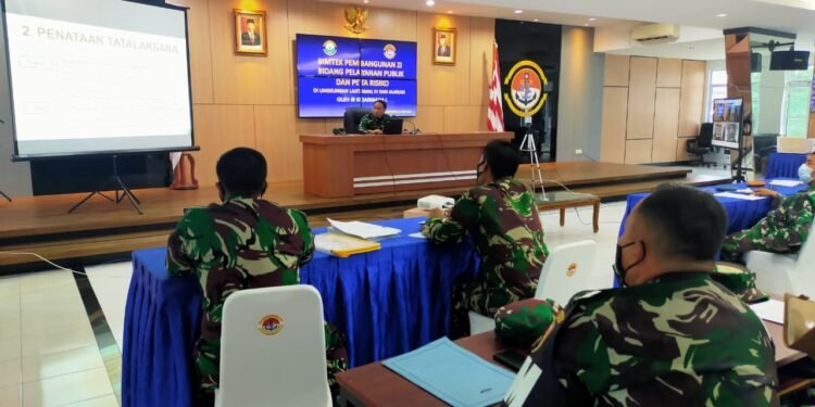 Jelang Pembangunan ZI, Lantamal lV Gelar Bimtek Yanlik Dan Manajemen Resiko.