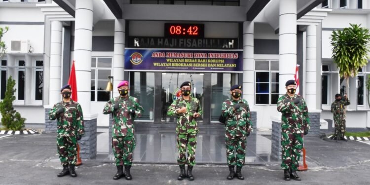 Danlantamal IV Pimpin Sertijab Tiga Jabatan Penting Dijajaran Lantamal IV.