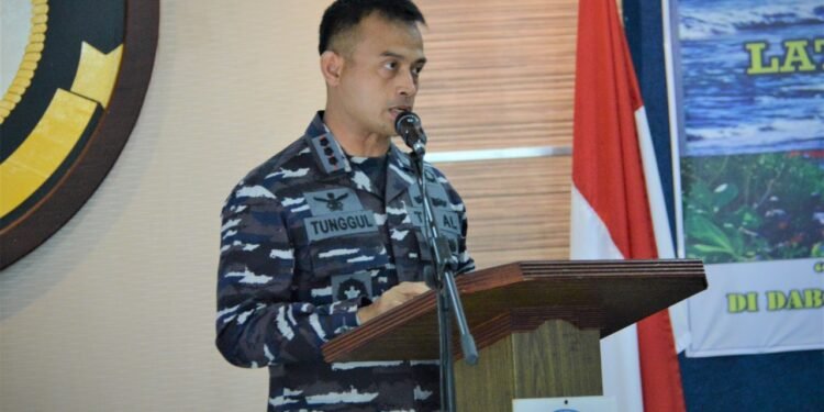 Danlantamal lV Hadiri Kaji Ulang Dan Briefing Akhir Latopshantai Koarmada l TA 2021.