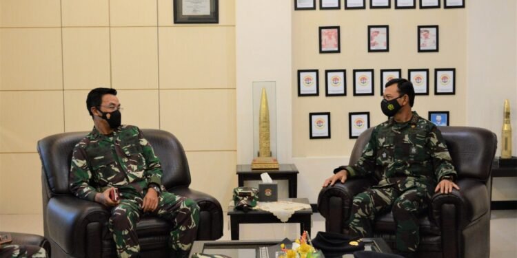 Danlantamal lV Tanjungpinang Terima Kunker Danseskoal.