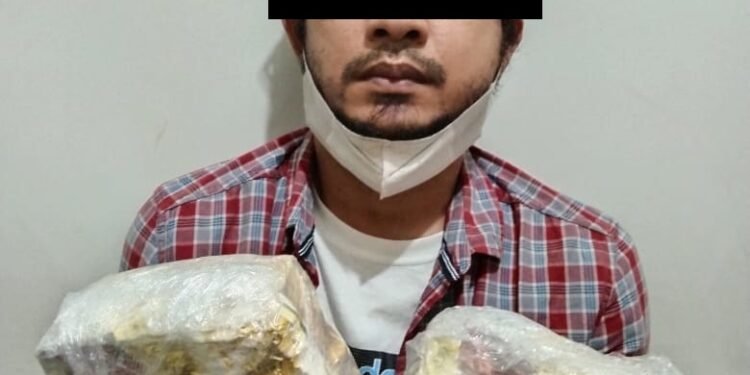 Ditresnarkoba Polda Kepri Berhasil Amankan Dua Orang Tersangka Tindak Pidana Narkotika Jenis Sabu.