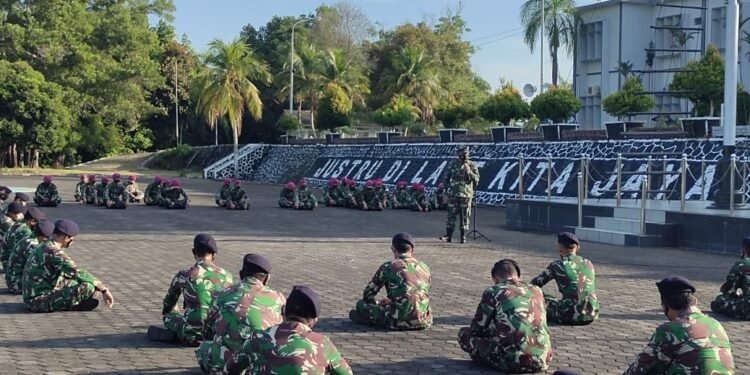 Asrena Danlantamal lV Beri Sosialisasi Integritas Menuju WBK Dan WBBM.