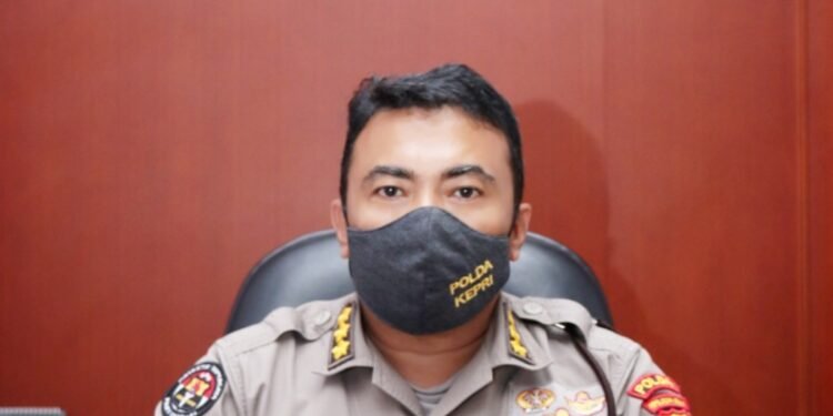 Polda Kepri Beri Himbauan Pencegahan Penyebaran Covid-19.