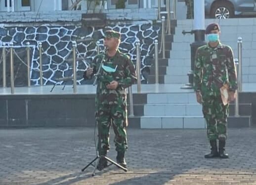 Asintel Danlantamal lV Beri Pengarahan Kepada Segenap Prajurit Dan PNS Lantamal lV.