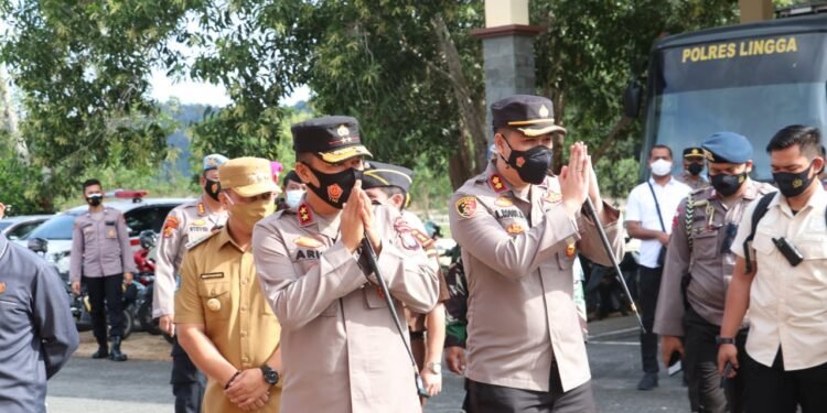 Dalam Rangka NASI KAPAU, Kapolda Kepri Kunjungi Kabupaten Lingga.