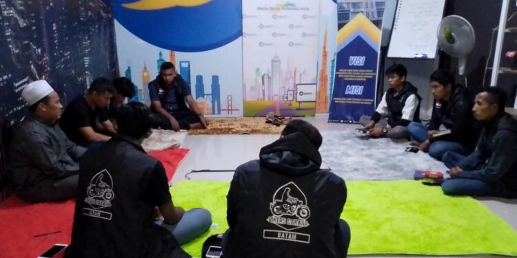 Tingkatkan Iman, Bikers Dakwah Batam Adakan Kegiatan Rutin BBQ.
