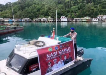 Satpolairud Polres Kepulauan Anambas Melaksanakan Kegitan “Nasi Napau”.