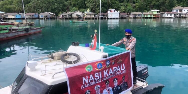 Satpolairud Polres Kepulauan Anambas Melaksanakan Kegitan “Nasi Napau”.