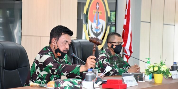 Danlantamal lV Pimpin Sidang Pantukhirda Calon Taruna AAL Tahun 2021.