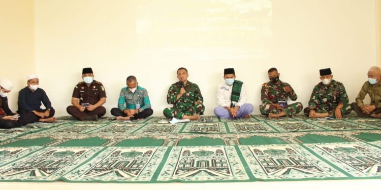 Doa Bersama Untuk Keselamatan Dalam Rangka Kegiatan Latihan Armada Jaya Ke XXXlX TH.2021 Di Pantai Todak Desa Batu Berdaun.