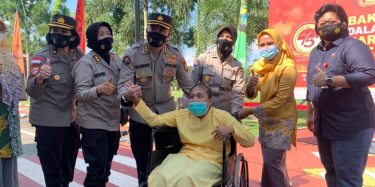 Baksos Polda Kepri Dalam Rangka Hari Bhayangkara Ke-75 Tahun 2021.