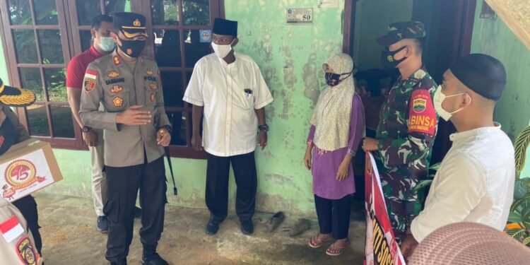 Bakti Sosial Polres Bintan Dalam Rangka HUT Bhayangkara Ke-75 Tahun 2021.