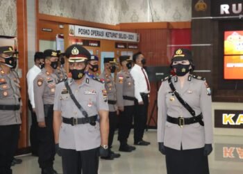 Kapolres Karimun Pimpin Sertijab Kabag Ren Polres Karimun.