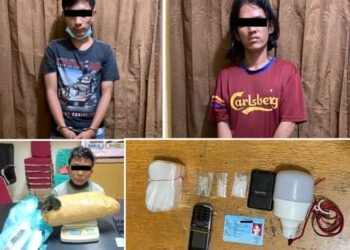 Ditresnarkoba Polda Kepri Berhasil Amankan Tiga Tersangka Tindak Pidana Narkotika Jenis Sabu Dan Narkotika Jenis Daun Ganja.