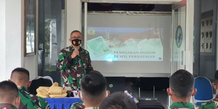 Hari Kedua Diskum Lantamal lV Jadi Narasumber Judul Penegakan Hukum Di Wilayah Berbatasan.