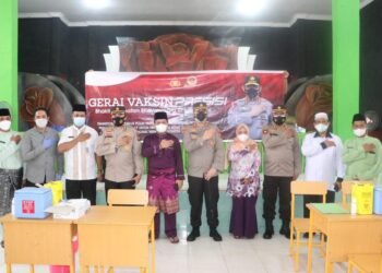 Gerai Vaksinasi Presisi Di Wilayah Kabupaten Lingga.