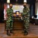 Jelang Sertijab Danlanud RHF Pamitan Kepada Danlantamal lV.