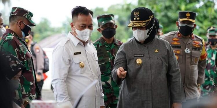 Bupati Lingga Hadir Pada Penutupan TMMD Kodim 0315/Bintan.