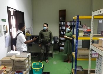Ditreskrimsus Polda Kepri Lakukan Pengecekan 14 Perusahaan Pedagang Besar Farmasi.