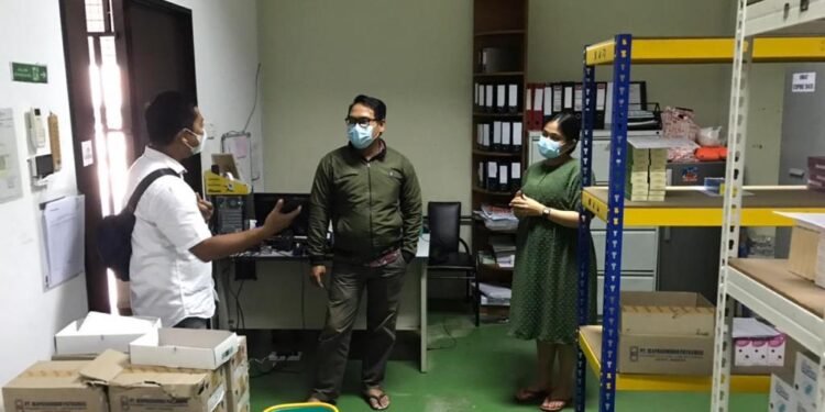 Ditreskrimsus Polda Kepri Lakukan Pengecekan 14 Perusahaan Pedagang Besar Farmasi.