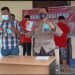 Amankan Tiga Oknum Pelaku Pencurian, Ini Penjelasan Konfrensi Pers Polsek Dabo Singkep.