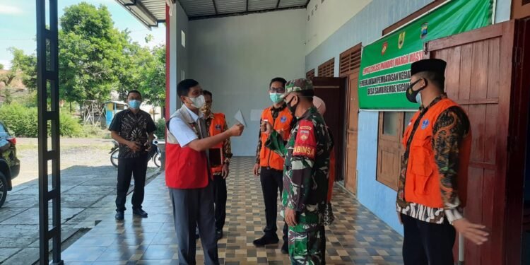 Babinya Keden Kodim Sragen Pantau Kegiatan Kunker Wakil Bupati Sragen di Kecamatan Kalijambe.
