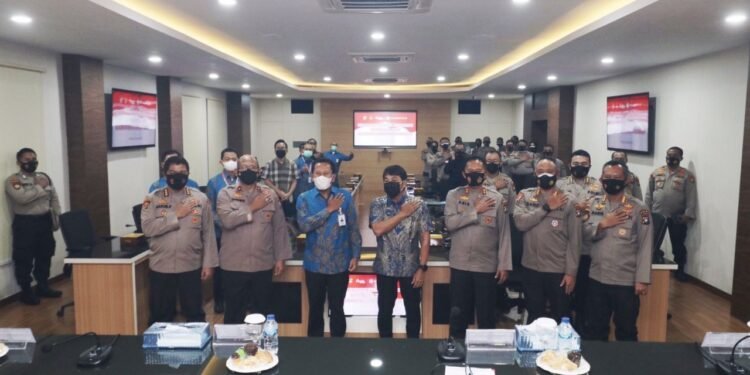 Penandatanganan Nota Kesepahaman (MoU) Polda Kepri Dengan PT. BAI Dan Bright PLN Batam.