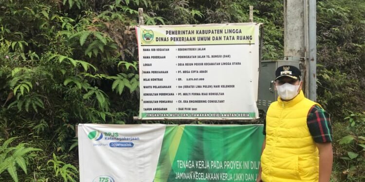 Temukan Permasalahan Proyek Jalan, Wabup Lingga Akan Panggil Dinas Terkait.