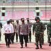 Panglima TNI, Kapolri Dan Menpora Tinjau Kesiapan Stadion Dan Arena Akuatik PON XX.