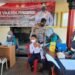 Kapolres Lingga Tinjau Gerai Vaksin Presisi Di Polsek Dabo Singkep.