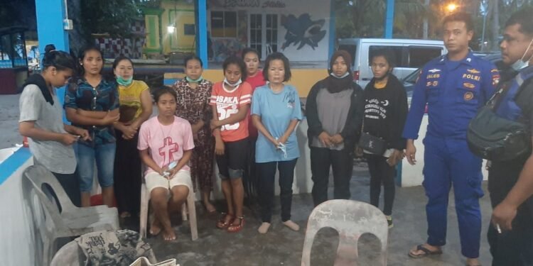 Ditpolairud Polda Kepri Berhasil Menyelamatkan Sepuluh Orang Pekerja Migran Indonesia.