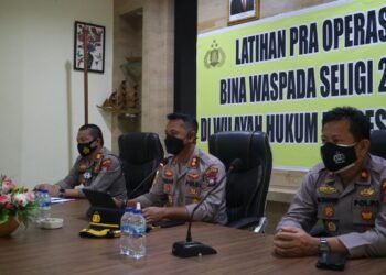 Ciptakan Kamtibmas Yang Kundusif, Polres Bintan Gelar Operasi Bina Waspada Seligi 2021.