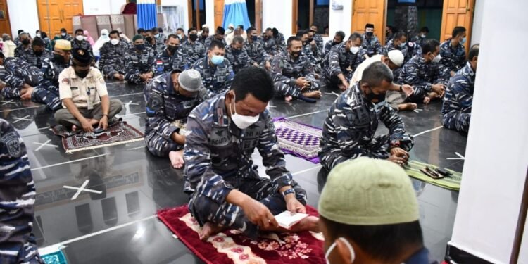 Jelang HUT Ke-76 TNI-AL, Lantamal lV Gelar Zikir Dan Ibadah Do’a Bersama.