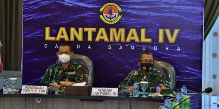 Iropslat Itjenal Pimpin Pembacaan Taklimat Awal Audit Kinerja Itjenal TA 2021 Di Mako Lantamal IV.