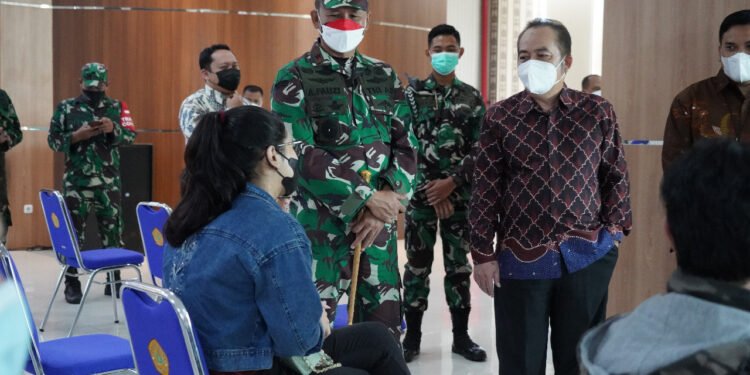 Brigjen TNI Achmad Fauzi Ajak Universitas Pakuan Bogor Kolaborasi Vaksinasi Mahasiswa.