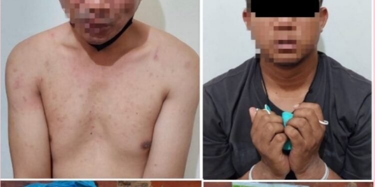 Dit Resnarkoba Polda Kepri Amankan Dua Orang Tersangka Tindak Pidana Narkotika Jenis Sabu.