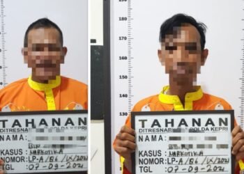 Diresnarkoba Polda Kepri Berhasil Amankan Dua Orang Pelaku Pemilik Narkoba Jenis Sabu Dan Ekstasi.