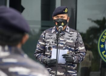 17 Perwira Lantamal IV Dan 3 PNS Sederajat Resmi Menyandang Pangkat Baru.