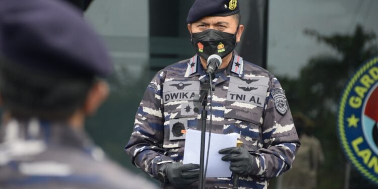 17 Perwira Lantamal IV Dan 3 PNS Sederajat Resmi Menyandang Pangkat Baru.