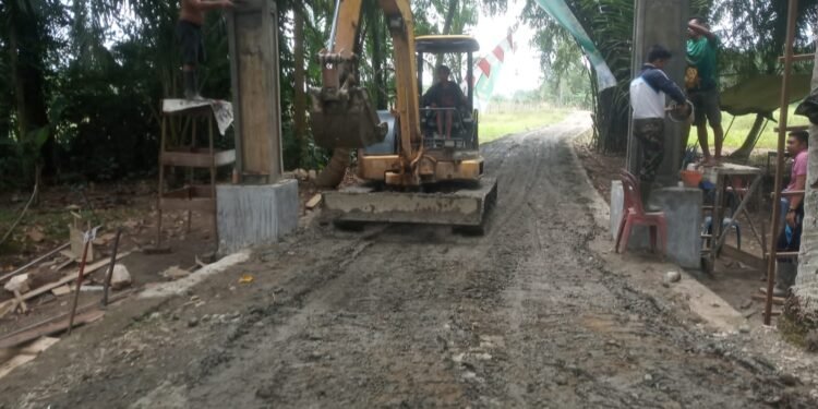 Kejar Target, Alat Berat Terus Dipacu TMMD Kodim HST.