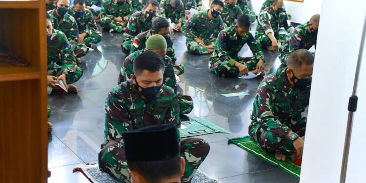 Sambut HUT Ke-76 TNI Lantamal IV Gelar Dzikir Dan Ibadah Bersama.