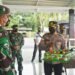 HUT TNI Ke-76, Kapolres Bintan Beserta PJU Berikan Kue Ulang Tahun Ke Satuan TNI.