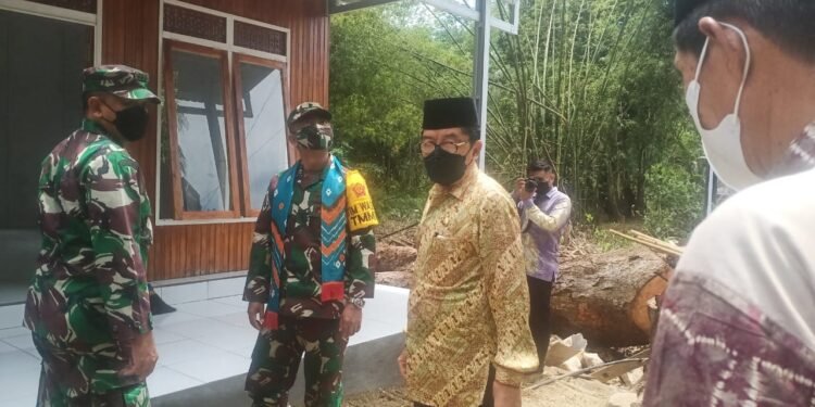 Tim Wasev Tinjau Hasil TMMD Ke-112 Kodim 1002/HST.